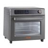 VEVOR 12-IN-1 Air Fryer Toaster Oven, 25L Convection Oven, 1700W Stainless Steel Toaster Ovens Countertop Combo with Grill, Pizza Pan, Gloves, 12 Slic