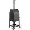VEVOR Outdoor Pizza Oven, 12" Wood Fire Oven, 2-Layer Pizza Oven Wood Fired, Wood Burning Outdoor Pizza Oven with 2 Removable Wheels, 700℉ Max Tempera