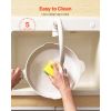 19 Piece Pots and Pans Set Granite Nonstick Kitchen Cookware Induction White