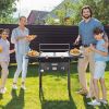VEVOR Outdoor Propane Deep Fryer, Double Burners Commercial Fryer, 16 Qt Stainless Steel Cooker with Removable Baskets & Lids & Tanks, Oil Fryer Cart