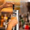VEVOR Single Faucet Draft Beer Tower Dispenser, Stainless Steel Keg Beer Tower, Kegerator Tower Kit with Pre-Assembled Tubing and Self-Closing Faucet