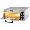 VEVOR Commercial Pizza Oven Countertop, 14" Single Deck Layer, 110V 1300W Stainless Steel Electric Pizza Oven with Stone and Shelf, Multipurpose Indoo