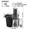 VEVOR Juicer Machine, 1000W Motor Centrifugal Juice Extractor, Easy Clean Centrifugal Juicers, Big Mouth Large 3" Feed Chute for Fruits and Vegetables