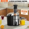 VEVOR Juicer Machine, 850W Motor Centrifugal Juice Extractor, Easy Clean Centrifugal Juicers, Big Mouth Large 3" Feed Chute for Fruits and Vegetables,