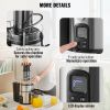 VEVOR Juicer Machine, 850W Motor Centrifugal Juice Extractor, Easy Clean Centrifugal Juicers, Big Mouth Large 3" Feed Chute for Fruits and Vegetables,