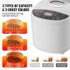 VEVOR Bread Maker, 19-in-1 2LB Dough Machine, Nonstick Ceramic Pan Automatic Breadmaker with Gluten Free Setting, Whole Wheat Bread Making, Digital, P