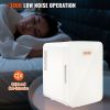 Vevor Mini Fridge,10L/12 Can Luxury Skin Care Refrigerator,  Small Beverage Fridges for Bedroom Office Dorm Car Travel,  AC/DC Cooler & Heat for Foods