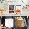 Vevor Mini Fridge,10L/12 Can Luxury Skin Care Refrigerator,  Small Beverage Fridges for Bedroom Office Dorm Car Travel,  AC/DC Cooler & Heat for Foods