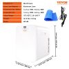 VEVOR Mini Fridge, 20L Skincare Fridges with Temper Control Touch Screen, Portable Small Beverage Refrigerator for Bedroom Office Car Dorm, AC/DC Cool