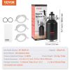 VEVOR Beer Growler Tap System, 128Oz 4L Mini Keg, 304 Stainless Steel Pressurized Beer Growler, Keg Growler with Pressure Display, CO2 Regulator Fauce