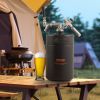 VEVOR Beer Growler Tap System, 170Oz 5L Mini Keg, 304 Stainless Steel Pressurized Beer Growler, Keg Growler with Pressure Display, CO2 Regulator Fauce