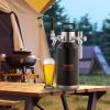 VEVOR Beer Growler Tap System, 64Oz 1.89L Mini Keg, 304 Stainless Steel Pressurized Beer Growler, Keg Growler with Pressure Display, CO2 Regulator Fau