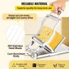 VEVOR Cheese Cutter With Wire 1 cm & 2 cm Cheeser Butter Cutting Blade Replaceable Cheese Slicer Wire, Aluminum Alloy Commercial Cheese Slicer with 30