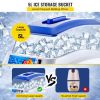 VEVOR 110V Commercial Ice Shaver Crusher 441LBS/H with 11LBS Hopper, 300W Tabletop Electric Snow Cone Maker 320 RPM Rotate Speed Perfect For Parties E