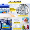 VEVOR 110V Commercial Ice Shaver Crusher 441LBS/H with 11LBS Hopper, 300W Tabletop Electric Snow Cone Maker 320 RPM Rotate Speed Perfect For Parties E