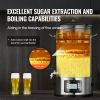 VEVOR Electric Brewing System, 8 GALLON Brewing Stock Pot, All-in-One Home Beer Brewer, 304 Stainless Steel Brewing Supplies with Panel, Includes Glas