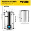 VEVOR Electric Brewing System, 9.2 Gal/35 L Brewing Pot, All-in-One Home Beer Brewer w/Pump, Mash Boil Device w/Panel, Auto/Manual Mode 100-1800W Powe