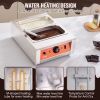 VEVOR Chocolate Tempering Machine, 17.6 Lbs 2 Tanks Chocolate Melting Pot TEMP Control 86~185℉, 1500W Stainless Steel Electric Commercial Food Warmer