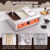 VEVOR Chocolate Tempering Machine, 26.5 Lbs 3 Tanks Chocolate Melting Pot TEMP Control 86~185℉, 1500W Stainless Steel Electric Commercial Food Warmer