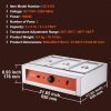 VEVOR Chocolate Tempering Machine, 26.5 Lbs 3 Tanks Chocolate Melting Pot TEMP Control 86~185℉, 1500W Stainless Steel Electric Commercial Food Warmer