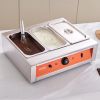 VEVOR Chocolate Tempering Machine, 26.5 Lbs 3 Tanks Chocolate Melting Pot TEMP Control 86~185℉, 1500W Stainless Steel Electric Commercial Food Warmer
