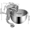 VEVOR Rotary Cheese Grater, Zinc Alloy Rotary Vegetable Mandoline, Manual Cheese Mandoline w/ 5 Stainless Steel Cutting Cones, Manual Vegetable Grater