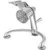 VEVOR Rotary Cheese Grater, Zinc Alloy Rotary Vegetable Mandoline, Manual Cheese Mandoline w/ 5 Stainless Steel Cutting Cones, Manual Vegetable Grater