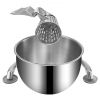 VEVOR Rotary Cheese Grater, Zinc Alloy Rotary Vegetable Mandoline, Manual Cheese Mandoline w/ 5 Stainless Steel Cutting Cones, Manual Vegetable Grater
