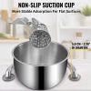 VEVOR Rotary Cheese Grater, Zinc Alloy Rotary Vegetable Mandoline, Manual Cheese Mandoline w/ 5 Stainless Steel Cutting Cones, Manual Vegetable Grater