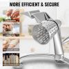 VEVOR Rotary Cheese Grater, Zinc Alloy Rotary Vegetable Mandoline, Manual Cheese Mandoline w/ 5 Stainless Steel Cutting Cones, Manual Vegetable Grater