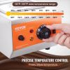 VEVOR Chocolate Tempering Machine, 9 Lbs 2 Tanks Chocolate Melting Pot with TEMP Control 86~185℉, 800W Stainless Steel Electric Commercial Food Warmer