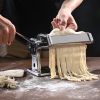 VEVOR Pasta Maker Machine, 9 Adjustable Thickness Settings Noodles Maker, Stainless Steel Noodle Rollers and Cutter, Manual Hand Press, Pasta Making K