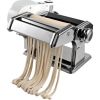 VEVOR Electric Pasta Maker Machine, 9 Adjustable Thickness Settings Noodles Maker, Stainless Steel Noodle Rollers and Cutter, Pasta Making Kitchen Too