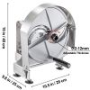 VEVOR Commercial Vegetable Slicer, 0.2-12mm Adjustable Thickness Manual Vegetable Slicer, Stainless Steel Multifunctional Commercial Manual Slicer, fo