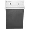 VEVOR Drop in Ice Chest, 14"L x 12"W x 18"H Stainless Steel Ice Cooler, Commercial Ice Bin with Cover, 40 qt Outdoor Kitchen Ice Bar, Drain-pipe and D