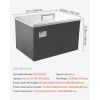 31.7 Qt Drop in Ice Chest Ice Cooler Ice Bin Stainless Steel 20"x14"x12"