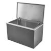 87.6 Qt Drop in Ice Chest Ice Cooler Ice Bin Stainless Steel 28"x16"x17"