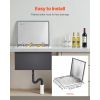 44.7 Qt Drop in Ice Chest Ice Cooler Ice Bin Stainless Steel 20"x16"x13"