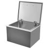 44.7 Qt Drop in Ice Chest Ice Cooler Ice Bin Stainless Steel 20"x16"x13"