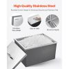 45.3 Qt Drop in Ice Chest Ice Cooler Ice Bin Stainless Steel 22"x17"x12"