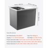 28.6 Qt Drop in Ice Chest Ice Cooler Ice Bin Stainless Steel 18"x12"x15"