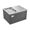 57.8 Qt Drop in Ice Chest Ice Cooler Ice Bin Stainless Steel 24"x18"x13"