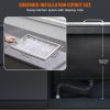 VEVOR Drop in Ice Chest, 22"L x 17"W x 12"H Stainless Steel Ice Cooler, Commercial Ice Bin with Cover, 40 qt Outdoor Kitchen Ice Bar, Drain-pipe and D