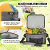 VEVOR Soft Cooler Bag, 16 Cans Soft Sided Cooler Bag Leakproof with Zipper, Waterproof Soft Cooler Insulated Bag, Lightweight & Portable Collapsible C
