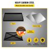 VEVOR Carbon Steel Griddle, 16" x 24" Griddle Flat Top Plate, Griddle for BBQ Charcoal/Gas Gril with 2 Handles, Rectangular Flat Top Grill with Extra
