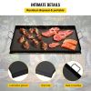 VEVOR Carbon Steel Griddle, 16" x 24" Griddle Flat Top Plate, Griddle for BBQ Charcoal/Gas Gril with 2 Handles, Rectangular Flat Top Grill with Extra
