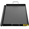 VEVOR Carbon Steel Griddle, 16" x 24" Griddle Flat Top Plate, Griddle for BBQ Charcoal/Gas Gril with 2 Handles, Rectangular Flat Top Grill with Extra