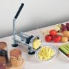 VEVOR French Fry Cutter, Potato Slicer with 1/2-Inch and 3/8-Inch Stainless Steel Blades, Manual Potato Cutter Chopper with Suction Cups, Great for Po