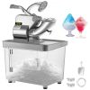 VEVOR 110V Commercial Ice Crusher 440LBS/H, ETL Approved 300W Electric Snow Cone Machine with Dual Blades, Stainless Steel Shaved Ice Machine with Saf