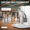 VEVOR Milkshake Maker Machine, 120W Commercial Milk Tea Shaker Machine, Double Head Milk Shake Mixer Machine, 0-180s Adjustable Milkshake Blender, wit